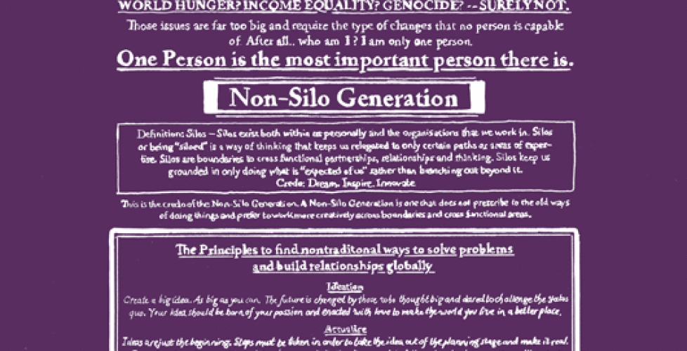 The Manifesto of a Silo Smasher